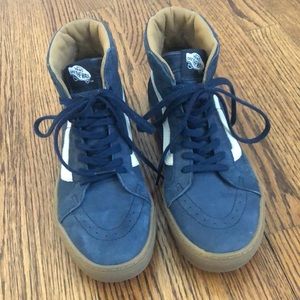 Vans high tops skateboard shoes